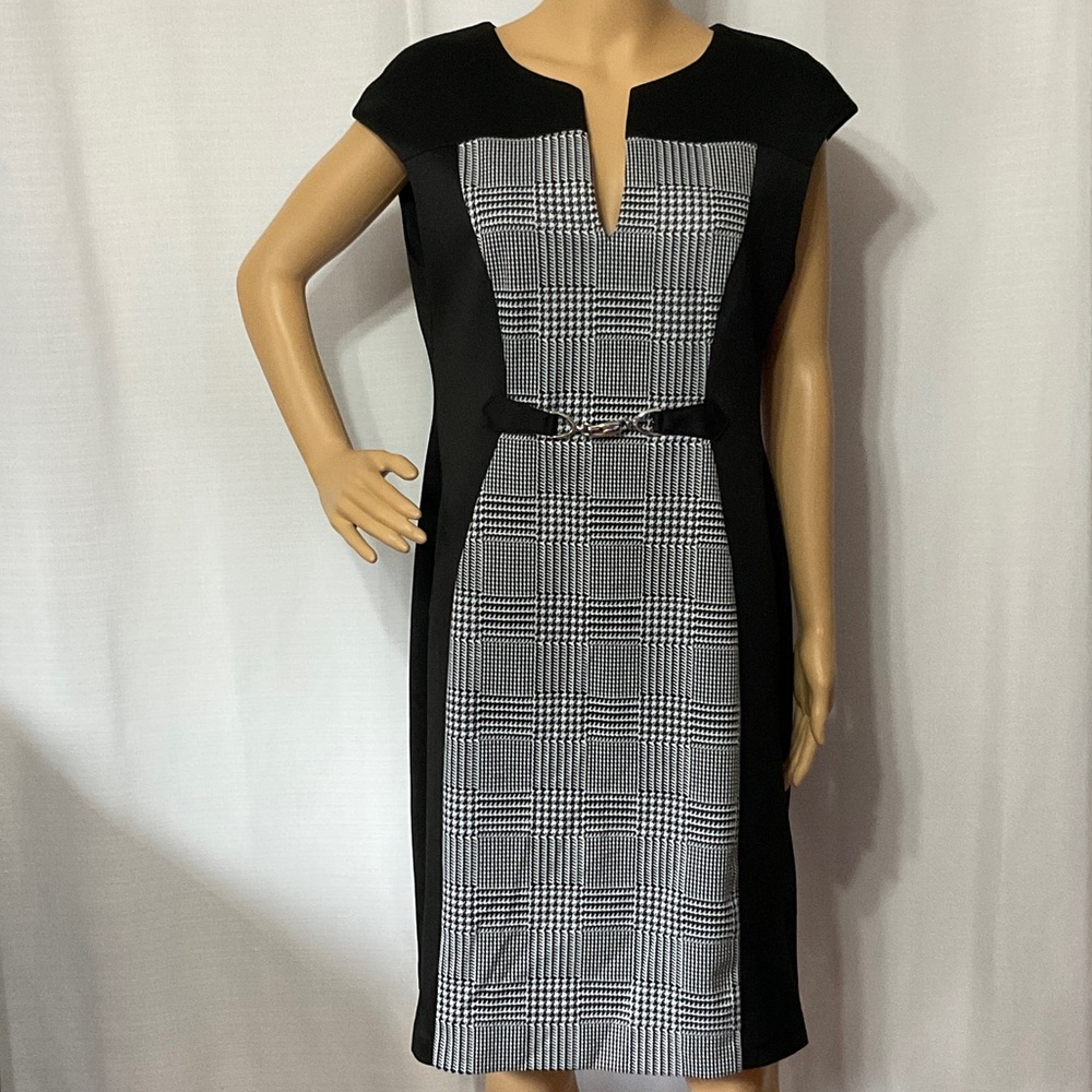 Connected Apparel Midi Sleeveless Dress Size 12 Women